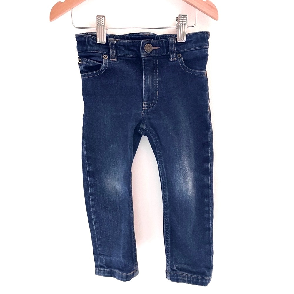 3/$20💥NEW Carter's Unisex Classic Straight Jeans, Knee Fades, Front Back Pockets